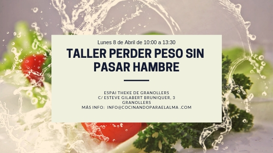 Taller Perder Peso Sin Pasar Hambre