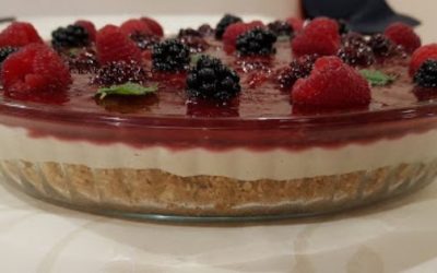Cheseecake Vegana: sin azúcar y sin gluten